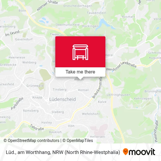 Lüd., am Worthhang map