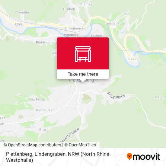Plettenberg, Lindengraben map