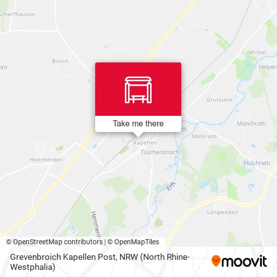 Карта Grevenbroich Kapellen Post