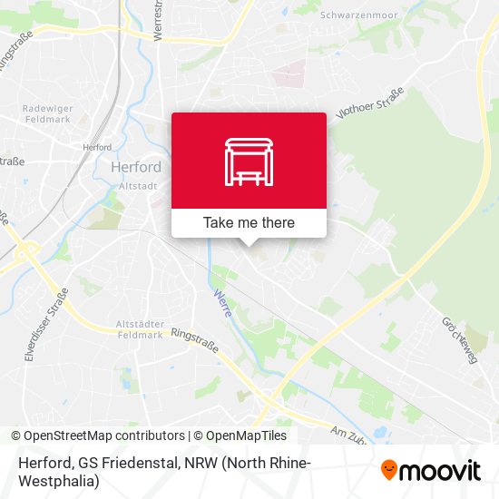Herford, GS Friedenstal map
