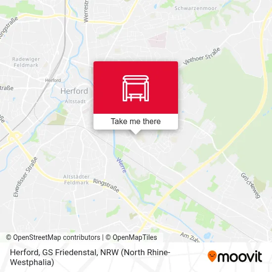 Herford, GS Friedenstal map