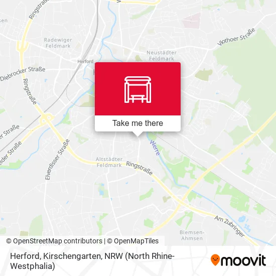 Карта Herford, Kirschengarten