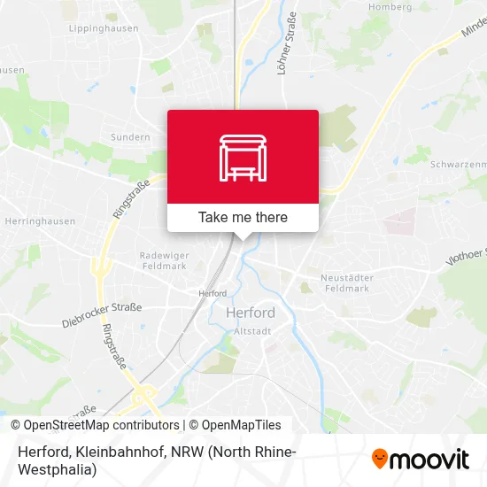 Herford, Kleinbahnhof map
