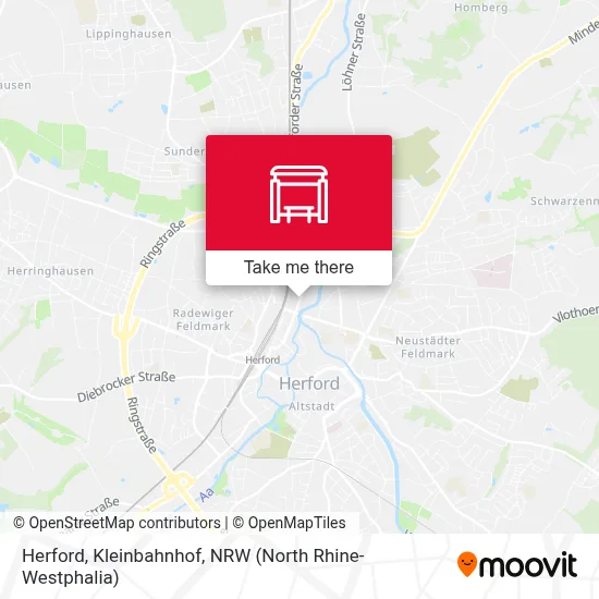 Herford, Kleinbahnhof map