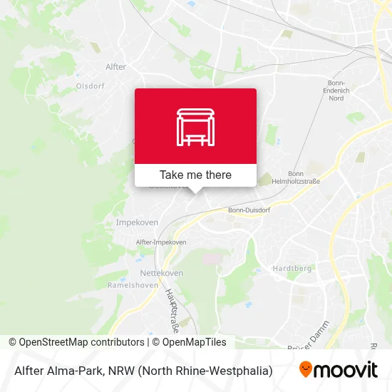 Alfter Alma-Park map
