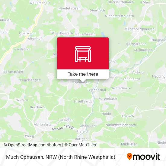 Much Ophausen map