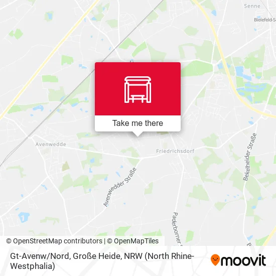 Карта Gt-Avenw/Nord, Große Heide