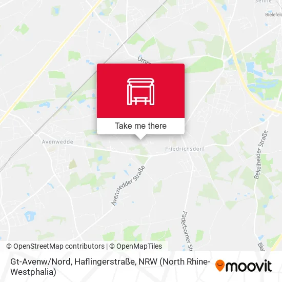 Карта Gt-Avenw/Nord, Haflingerstraße