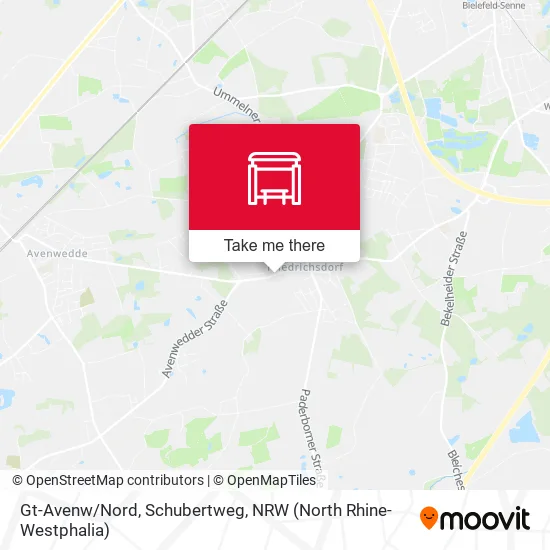 Карта Gt-Avenw/Nord, Schubertweg