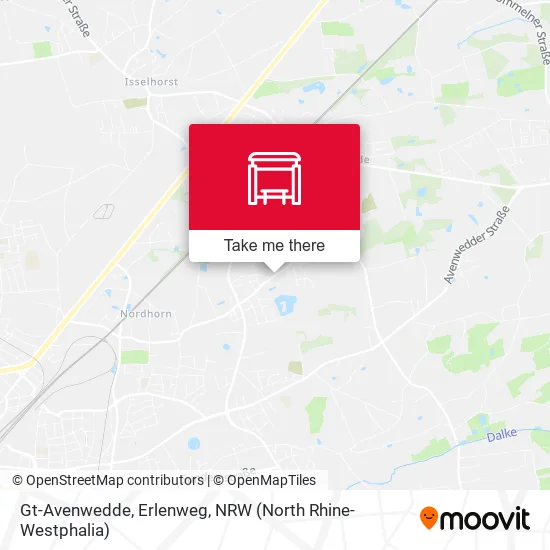 Карта Gt-Avenwedde, Erlenweg