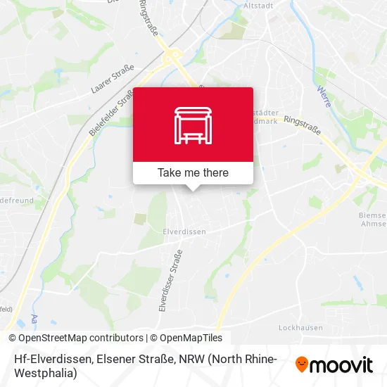 Карта Hf-Elverdissen, Elsener Straße
