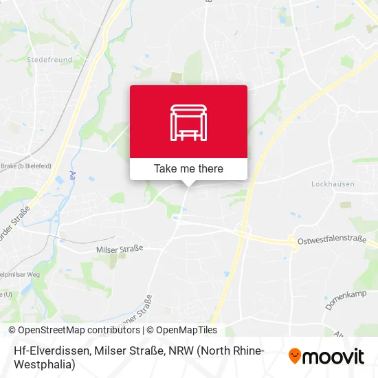 Карта Hf-Elverdissen, Milser Straße