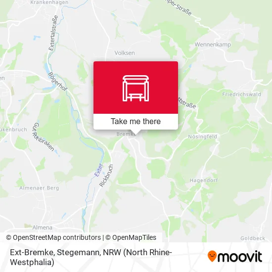 Карта Ext-Bremke, Stegemann
