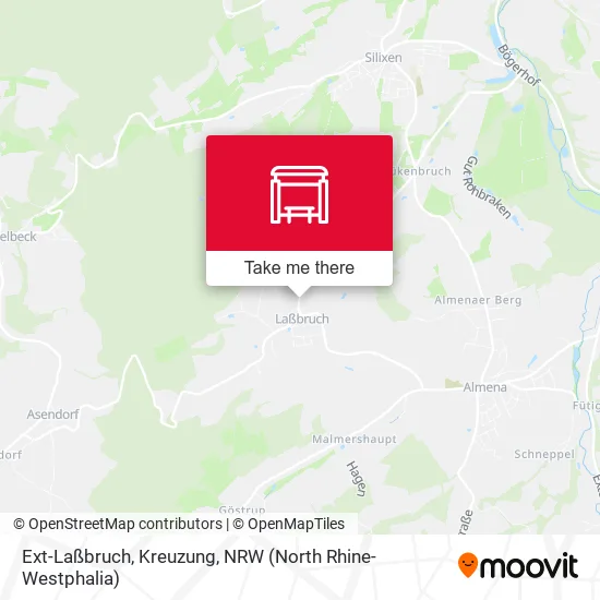 Карта Ext-Laßbruch, Kreuzung