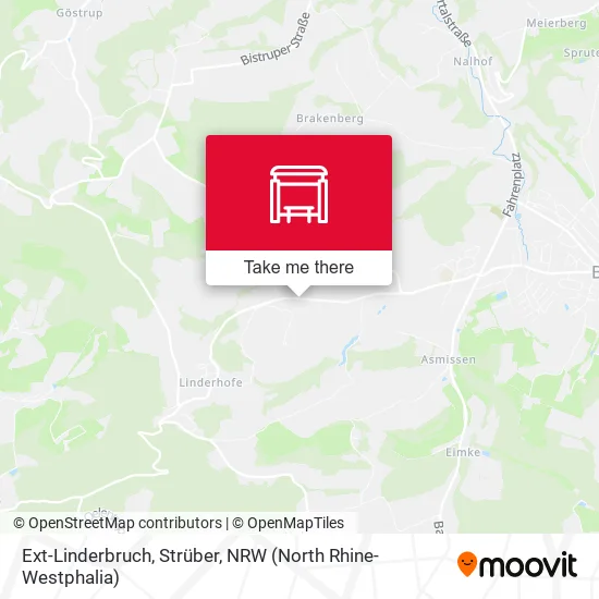 Карта Ext-Linderbruch, Strüber