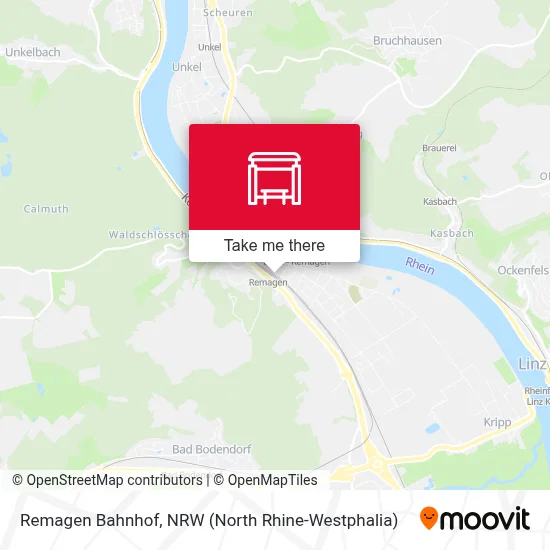 Remagen Bahnhof map