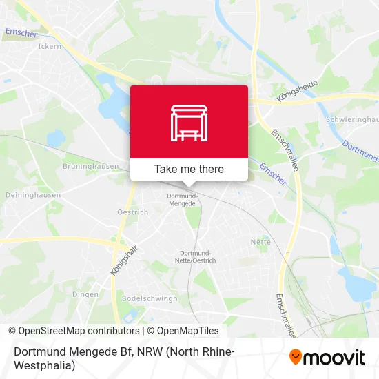 Dortmund Mengede Bf map