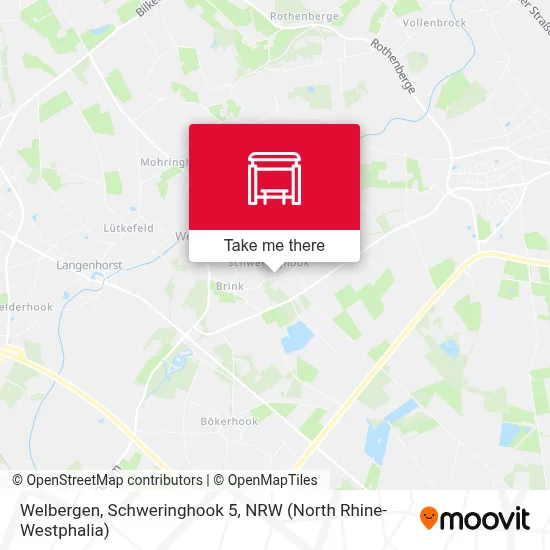 Welbergen, Schweringhook 5 map