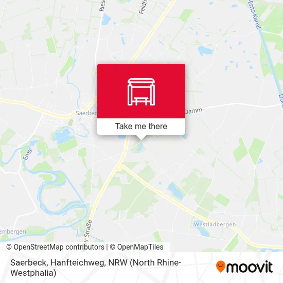 Saerbeck, Hanfteichweg map