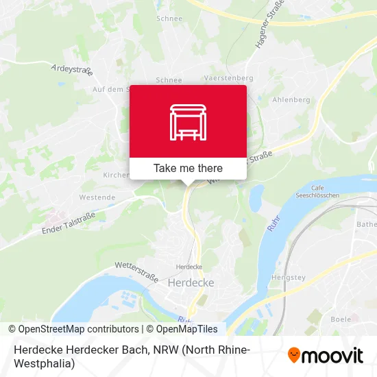 Herdecke Herdecker Bach map