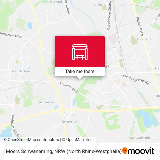 Карта Moers Schwanenring