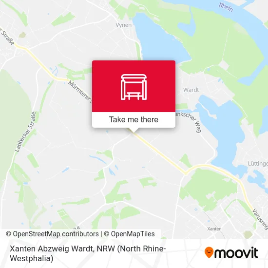 Карта Xanten Abzweig Wardt