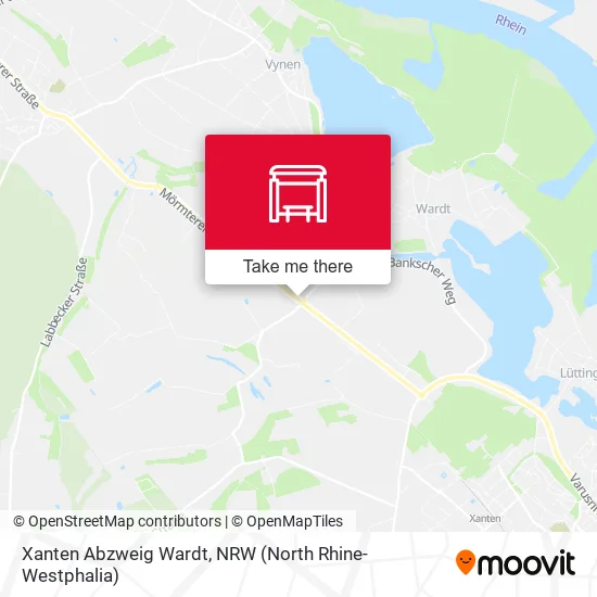 Карта Xanten Abzweig Wardt