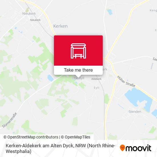 Карта Kerken-Aldekerk am Alten Dyck