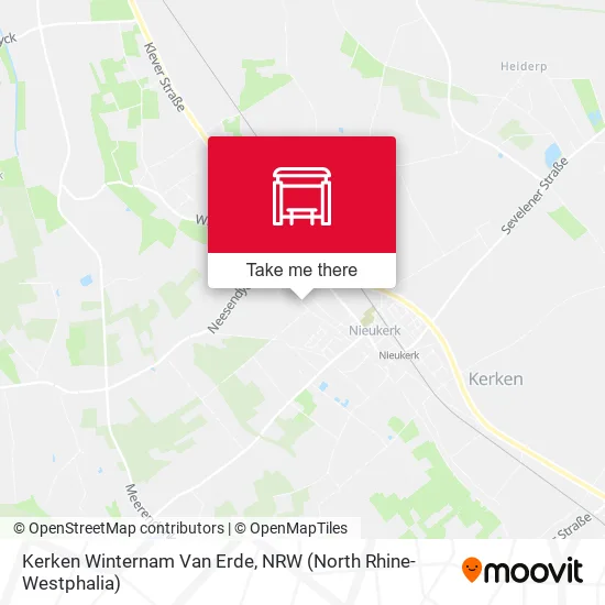 Карта Kerken Winternam Van Erde