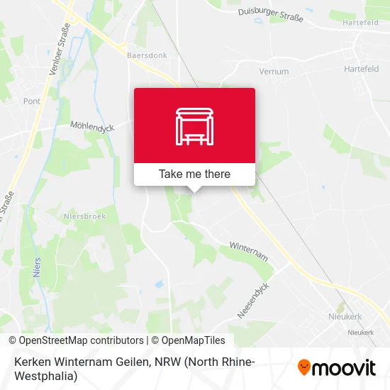 Карта Kerken Winternam Geilen