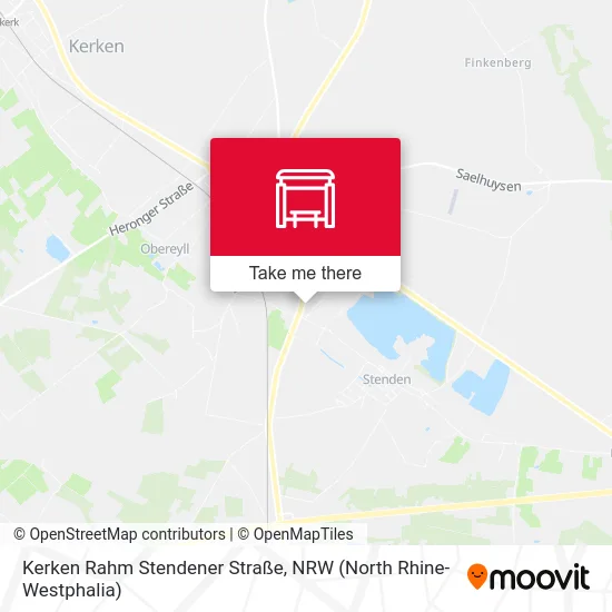 Карта Kerken Rahm Stendener Straße
