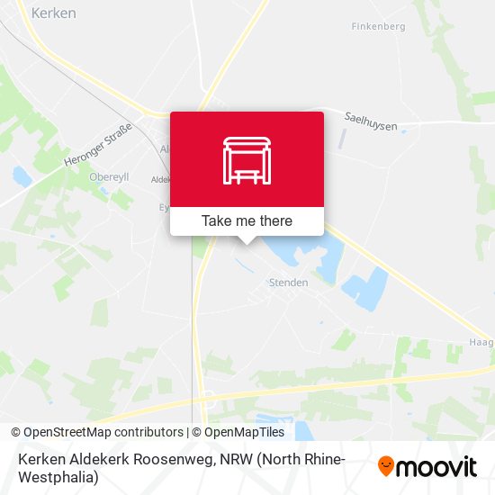 Kerken Aldekerk Roosenweg map