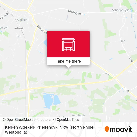 Карта Kerken Aldekerk Prießendyk