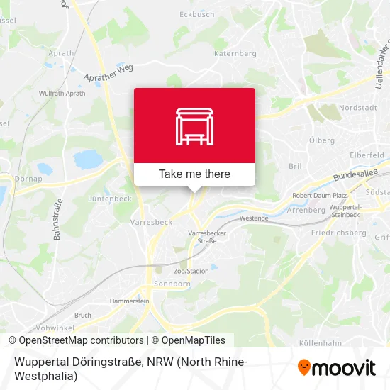 Карта Wuppertal Döringstraße