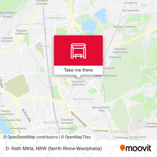 D- Rath Mitte map