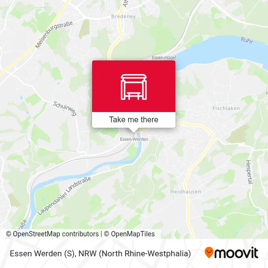 Essen Werden (S) map