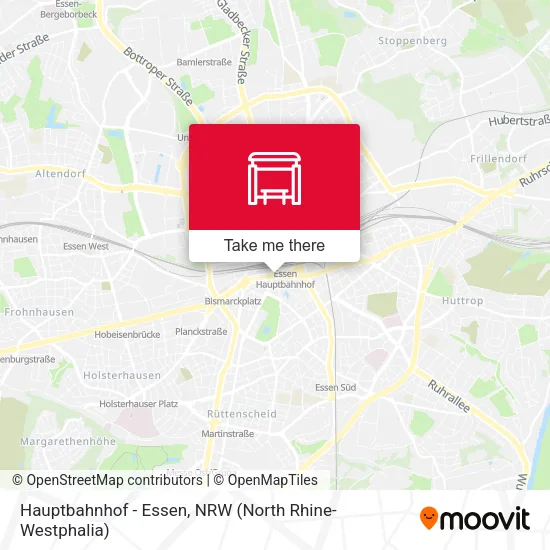 Карта Hauptbahnhof - Essen
