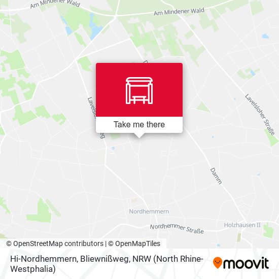 Hi-Nordhemmern, Bliewnißweg map