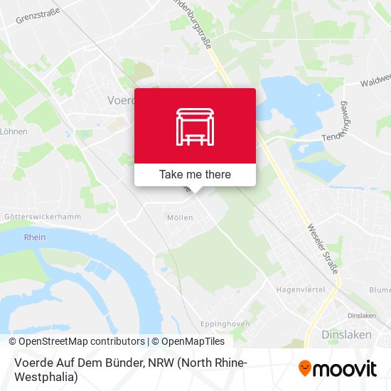 Voerde Auf Dem Bünder map