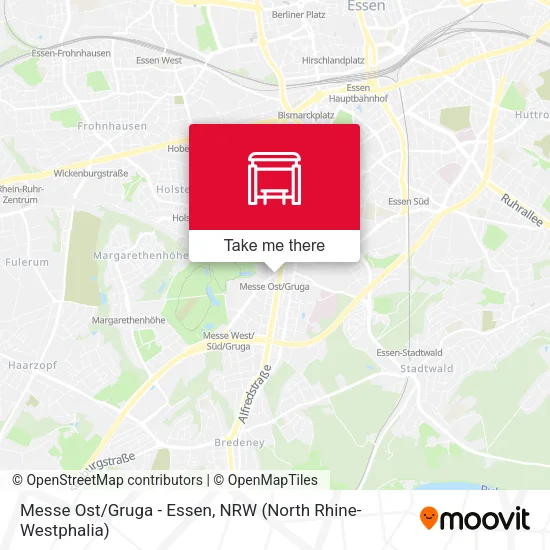 Карта Messe Ost/Gruga - Essen
