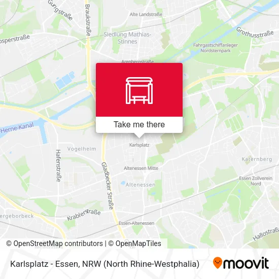 Карта Karlsplatz - Essen