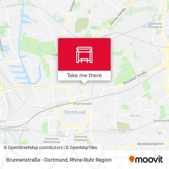 Brunnenstraße - Dortmund map