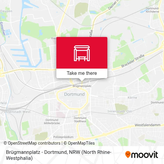 Brügmannplatz - Dortmund map