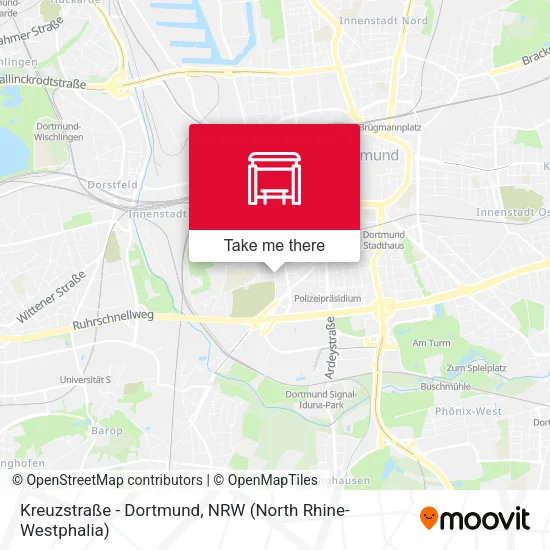 Kreuzstraße - Dortmund map