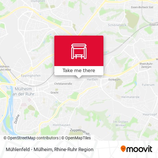 Mühlenfeld - Mülheim map