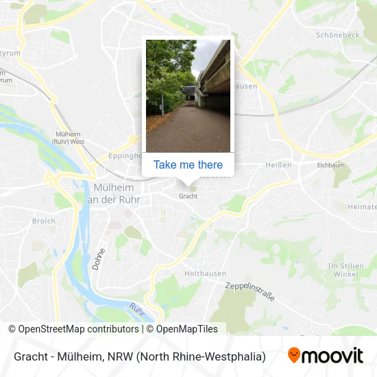 Карта Gracht - Mülheim