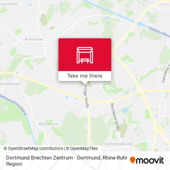 Dortmund Brechten Zentrum - Dortmund map
