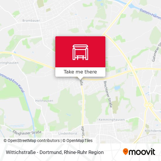 Wittichstraße - Dortmund map