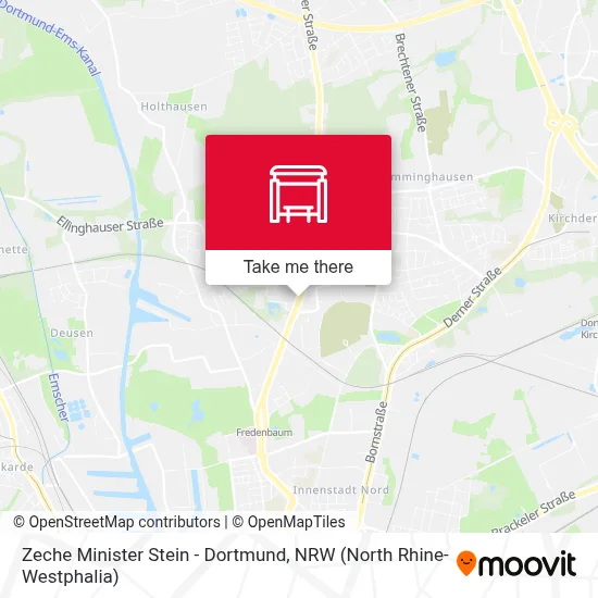 Zeche Minister Stein - Dortmund map