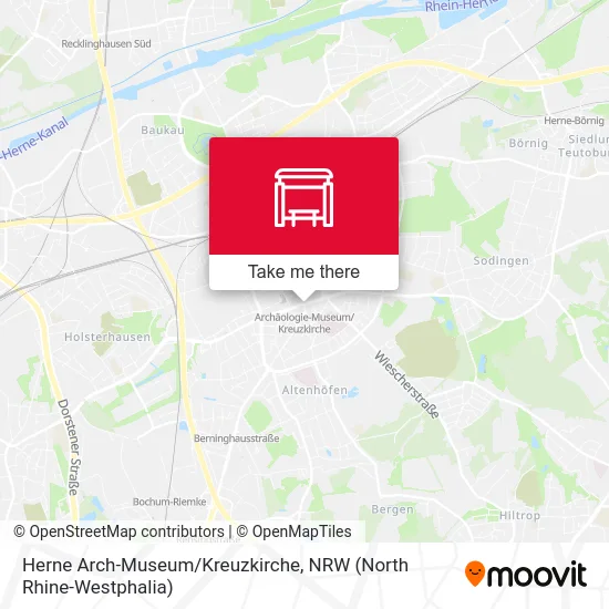 Herne Arch-Museum/Kreuzkirche map
